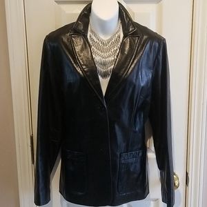 Gap Leather Blazer